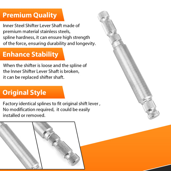 Stainless Steel Inner Steel Shifter Lever Shaft for 1982 - 2016 Harley Davidson Touring Models - Mofun - 90410005