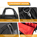 Black Oxford&Leather Red Flame Saddlebag Organizer Liners Bag for 1993 - 2024 Harley Touring Hard Saddlebag - Mofun - 90209022