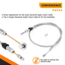 Throttle by Wire Extensions, Extended Length ABS Hydraulic Front Brake Line, Clutch Line Kit for 2021 - 2024 Harley Touring (for 12" - 14" Handlebar ABS) - Mofun - 90109009