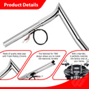 2015-2023 Harley Touring Road Glide 12" PRE-WIRED Bagger-Sharp Handlebar-5