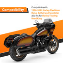 Gloss Black Steel 10"/12" Rise Sharp T - Bars Handlebar 1996 - 2024 Harley - Davidson Dyna, Softail and Sportster - Mofun - 90101634