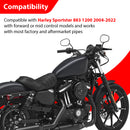 For 2004-2022 Harley Sportster 883 1200 Gloss Black Front Highway Engine Guard Crash Bar-5