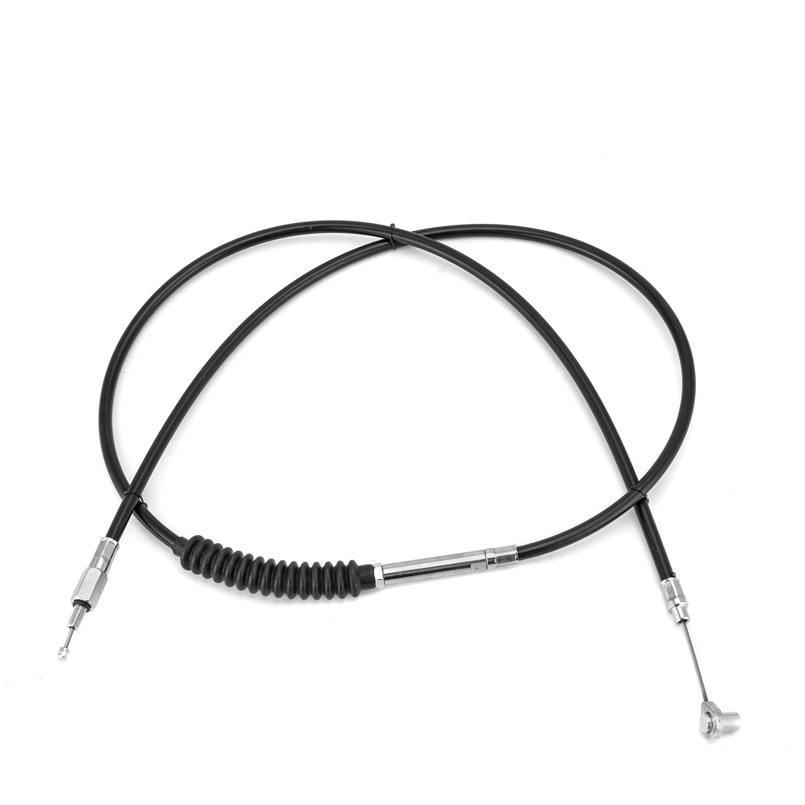 68 11/16" Extended Length Stainless Steel Clutch Cable for Harley - Davidson Softail Dyna Touring - Mofun - 90112023