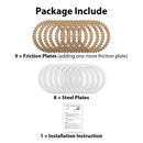 1994-1997 Harley Davidson Sportster XL Touring Softail Dyna & FXR Big Twin Models Clutch Steel Plate & Clutch Friction Plates Kit-7