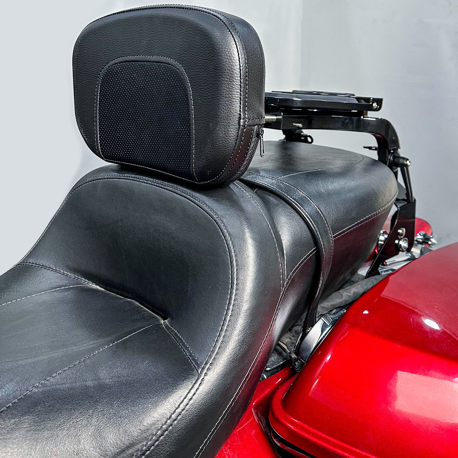 Quick Release Multi-Purpose Adjustable Driver/Passenger Backrest for 2009-2024 Harley Touring Models