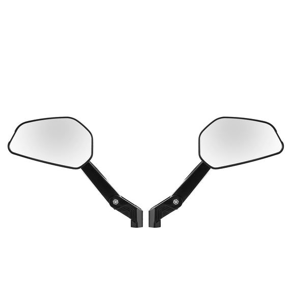Foldable 360 Adjustable Motorcycle Mirrors fits most ADV Touring Cruiser Street Bikes Scooters with M8 or M10 Mounting Bolts