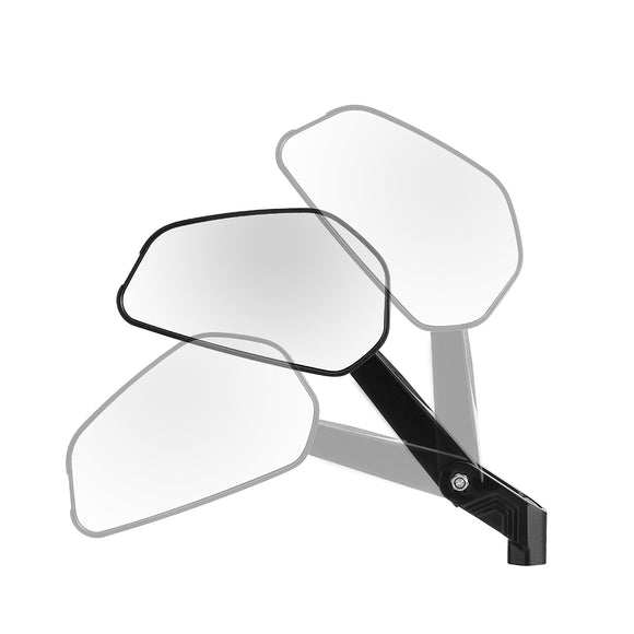 Foldable 360 Adjustable Motorcycle Mirrors fits most ADV Touring Cruiser Street Bikes Scooters with M8 or M10 Mounting Bolts