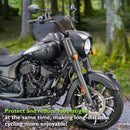 For Indian Roadmaster/Chieftain/Chief/Vintage/Springfield Club Style Flat-Out Bar Front Engine Guard Highway Bar-4