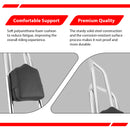 For 2000-2017 Harley Softail Models Chrome Dual Sharp-Angle 28" Passenger Backrest Sissy Bar-4
