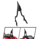 For 2009-2026 Harley Touring Models Steel 24" Sharp Angle Passenger Backrest Sissy Bar-2