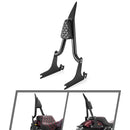 For 2006-2017 Harley Dyna Street Bob  FXDB/I Gloss Black Sharp Angle 24" Passenger Backrest Sissy Bar-1