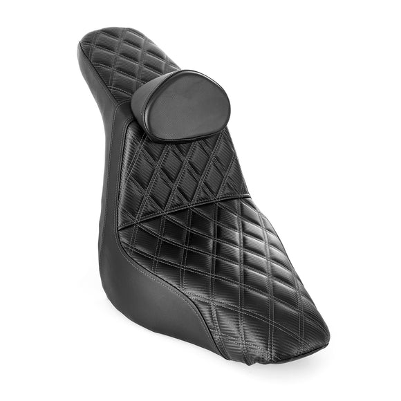 For 2020-2026 Harley Softail Low Rider S One-Piece Driver Passenger Seat with Driver Backrest Cushion Pad