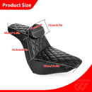 For 2020-2026 Harley Softail Low Rider S One-Piece Driver Passenger Seat with Driver Backrest Cushion Pad-6