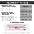 1996-2006 Harley Touring Extended Length Non-ABS Hydraulic Front Brake Line, Throttle and Idle Cable and Clutch Cable Kit (for 10"-12" Handlebar without ABS)-3