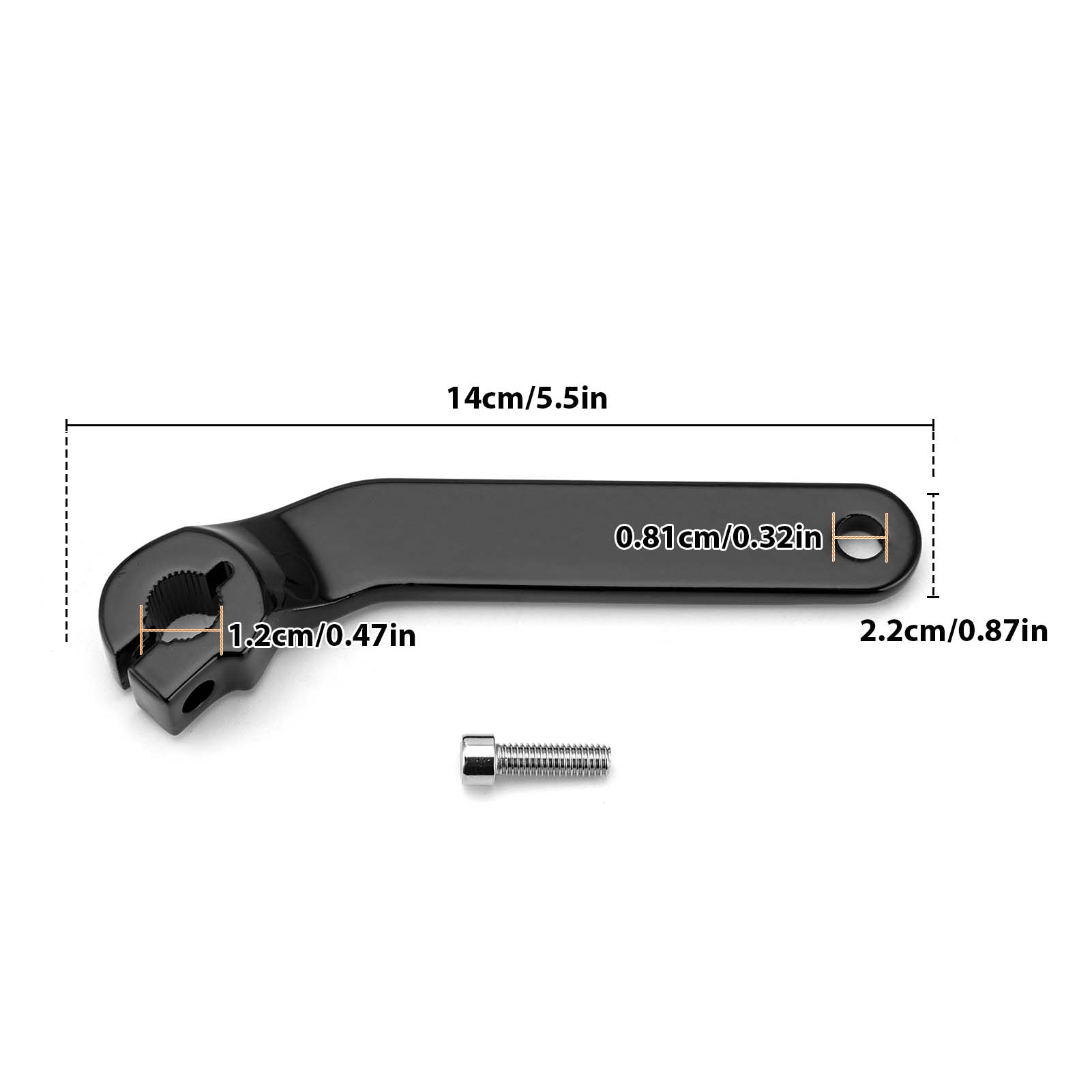 Gloss Black Steel Shifter Shaft Lever Fit for 2017 - 2024 Harley Touring Road King CVO Road Glide - Mofun - 90410010