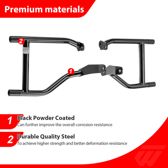2020-2025 Harley Softail Low Rider / Heritage Softail Classic Flat Out Bar Rear SaddleBag Crash Bar