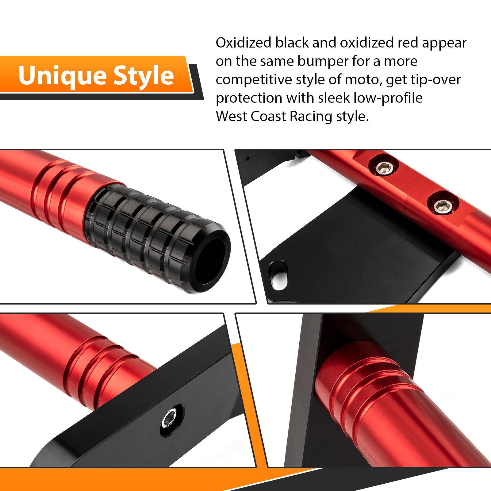 Aluminum CNC Front Highway Engine Guard Crash Bar for 2009 - 2024 Harley Davidson Touring Street Glide/Road King/Road Glide - Mofun - 90201104