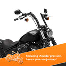 Gloss Black 14" Rise Pre - Wired Plug & Play APE Hanger Bar - Sharp Handlebar for 2011 - 2024 Harley Softails & 2015 - Later Harley Touring Road King - Mofun - 90101644