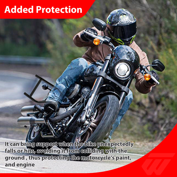 2020-2025 Harley Softail Low Rider / Heritage Softail Classic Flat Out Bar Rear SaddleBag Crash Bar