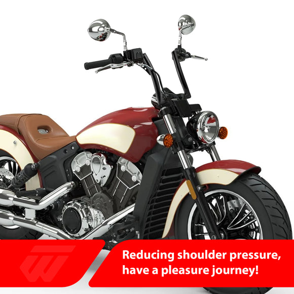 2015-2024 Indian Scout Black APE Hanger Bar-Sharp Handlebar