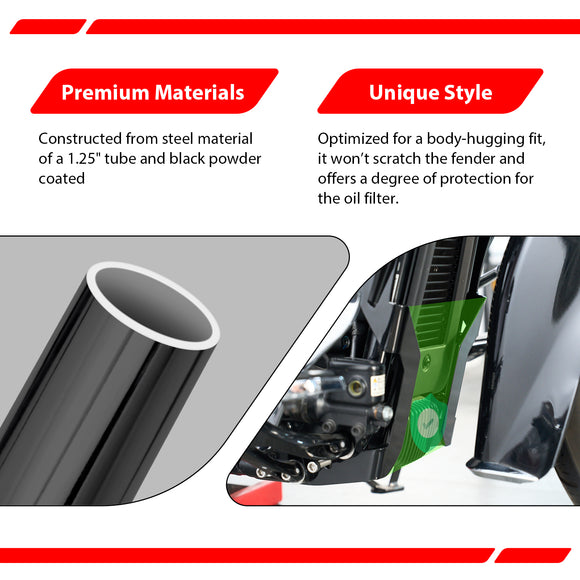 2018-2026 Harley Softail with Forward/Mid Control Models Front Flat-Out Bar Highway Engine Guard Crash Bar