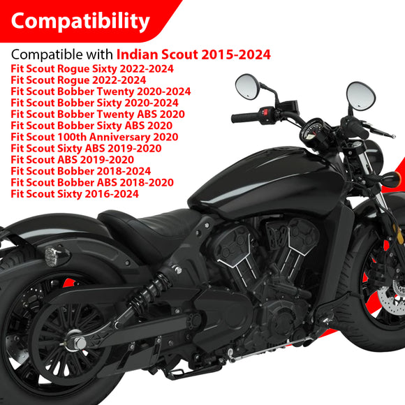 2015-2024 Indian Scout Black APE Hanger Bar-Sharp Handlebar