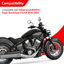 For 2025-2026 Indian Scout/Bobber/Super Scout/Sport Scout Flat-Sharp Highway Engine Guard Crash Bar-5