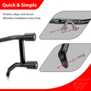 For 2014-Later Harley Touring Models Upper and Lower Flat-Out Bar Front Engine Guard-6