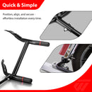 For 2009-2026 Harley Touring Models Gloss Black SaddleBag Guards with Lower Tube Assembly-6