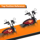 Gloss Black 12" Rise Pre - Wired Plug & Play APE Hanger Bar - Sharp Handlebar for 2011 - 2024 Harley Softails & 2015 - Later Harley Touring Road King - Mofun - 90101642