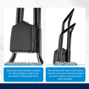 For 2018-2026 Harley Softail FLFB/FLFBS/FXBR/FXBRS Gloss Black Dual Sharp-Angle Passenger Backrest Sissy Bar-4