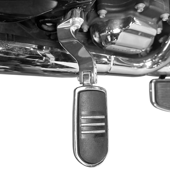 Rear Passenger Footpeg Mount Bracket Kit, 4" External Expansion Length, for 1993 - later Harley Davidson Touring Models - Mofun - 90406003