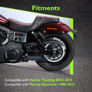 For 1991-2017 Harley Dyna & 1988-2022 Harley Sportster Models 12" Remote Reservoir Piggyback Rear Shocks-17
