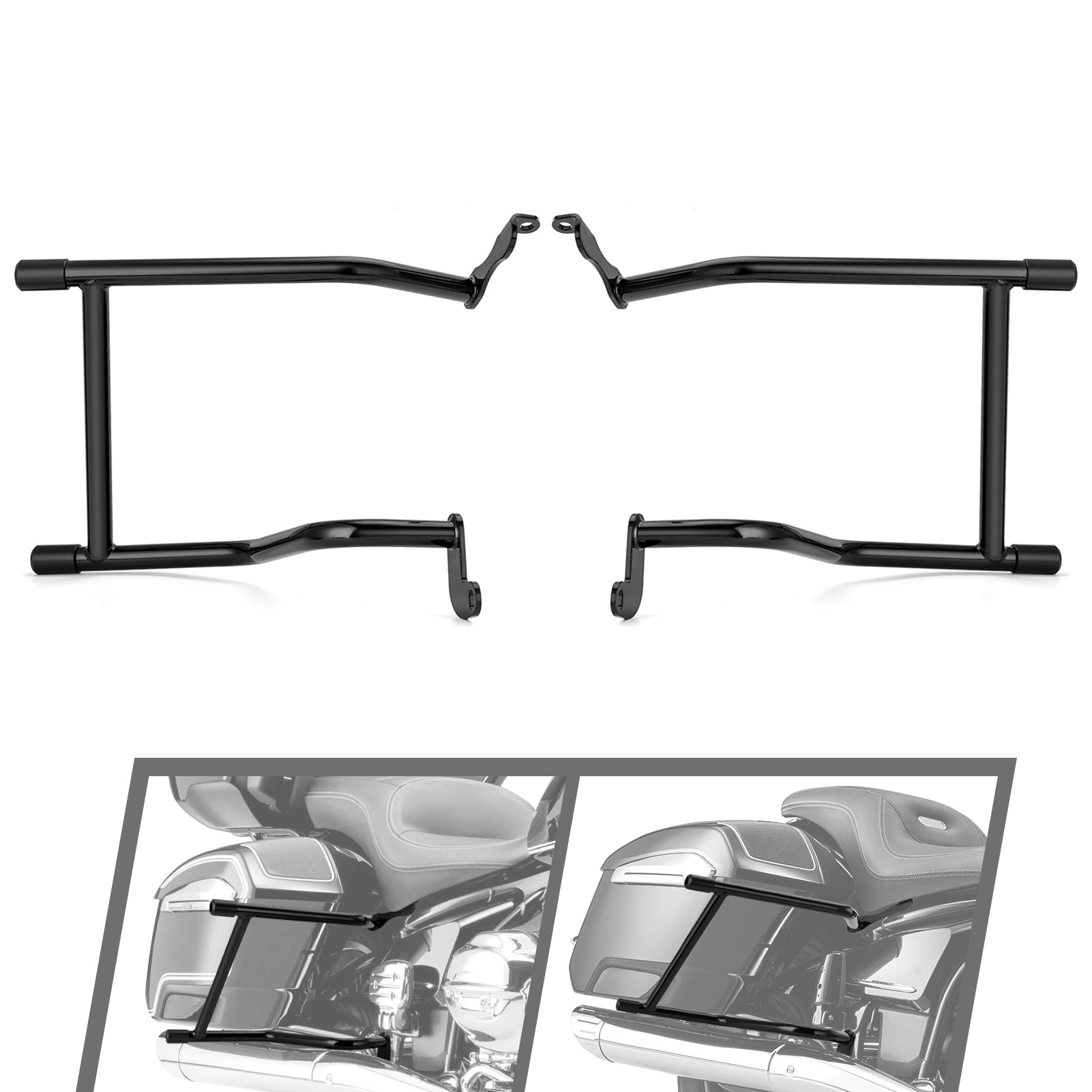 Rear SaddleBag Guards Crash Bar for 2020-2025 BMW R18 / R 18 Classic / R 18 Roctane / R 18 B / R 18 Transcontinental