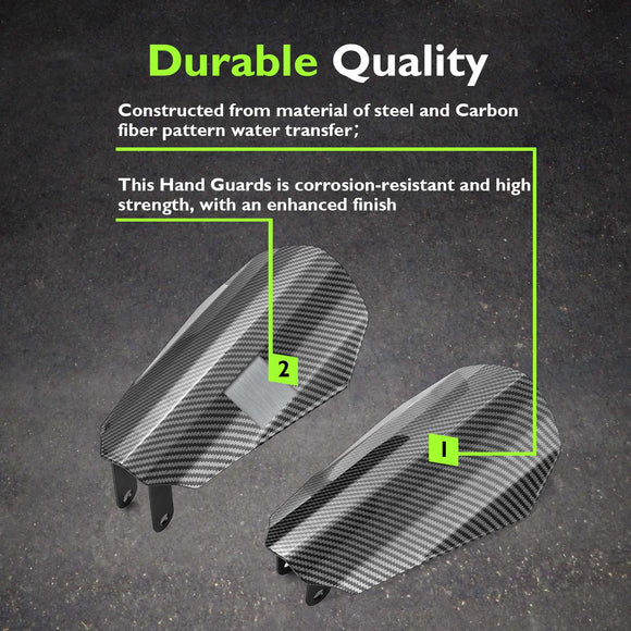 2007-2025 Harley Touring Softail Sportster Dyna Carbon Fiber Hydraulic Clutch Coffin Cut Hand Guards