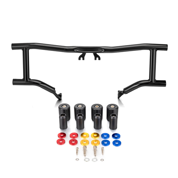 For 2014-Later Harley Touring Models Upper and Lower Flat-Out Bar Front Engine Guard