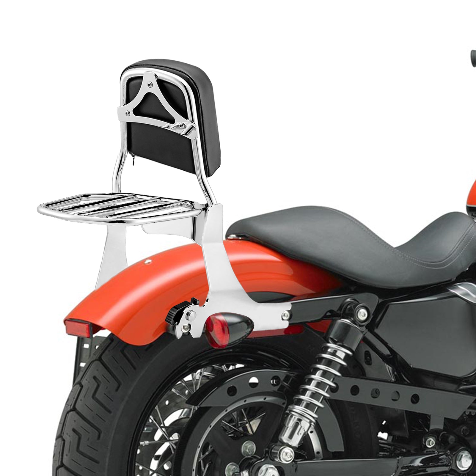 2004-2023 Harley Sportster XL 883 XL1200 Detachable Sissy Bar Passenger Backrest