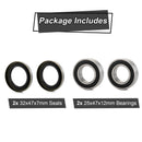 Alloy Steel Front Wheel Bearing Seal Kit for BMW Kawasaki Suzuki VZ1600 - Mofun - 90213018