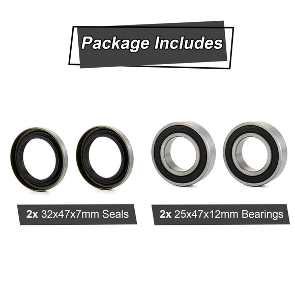 Alloy Steel Front Wheel Bearing Seal Kit for BMW Kawasaki Suzuki VZ1600 - Mofun - 90213018