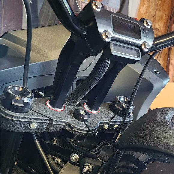 Aluminum Handlebar Riser Bushings for 1983 - 2025 Harley Touring & 018 - 2025 Harley Softail Models - Mofun - 90104012