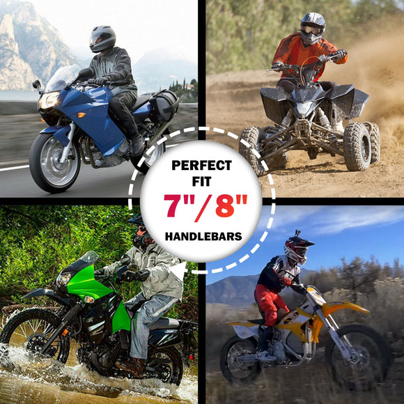 ATV Dirt Bike Yamaha 7/8'' Motorcycle Handlebar Risers Bar Mount Clamp 30mm - Mofun - ZT016 - B