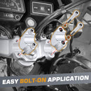 ATV Dirt Bike Yamaha 7/8'' Motorcycle Handlebar Risers Bar Mount Clamp 30mm - Mofun - ZT016 - B