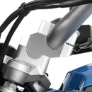 Billet 6061 T - 6 Aluminum Silver Handlebar Riser Universal Fit for 1 1/8" Handlebars - Mofun - 90102020