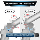 Billet 6061 T - 6 Aluminum Silver Handlebar Riser Universal Fit for 1 1/8" Handlebars - Mofun - 90102020