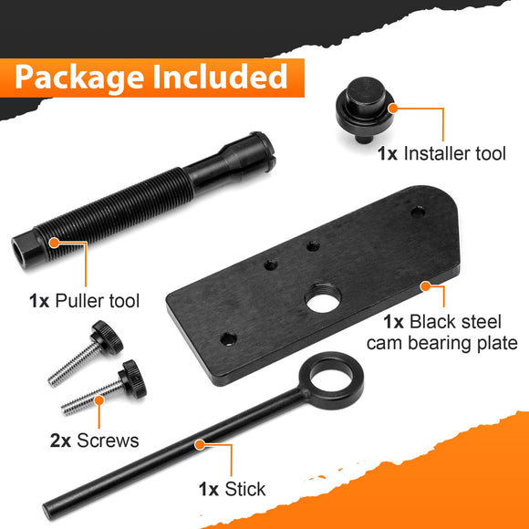 Camshaft Needle Bearing Remover and Installer for 1984 - Present Harley Evolution Engines Inner Single Cam - Mofun - 90901022