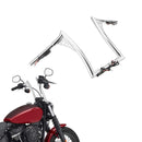 Chrome 12" Pre - Wired APE Hanger Bar - Sharp Handlebar for Harley Softail Dyna Sportster - Mofun - 90101641