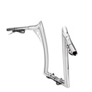 Chrome 12" Pre - Wired APE Hanger Bar - Sharp Handlebar for Harley Softail Dyna Sportster - Mofun - 90101641