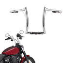 Chrome 14" Pre - Wired APE Hanger Bar - Sharp Handlebar for Harley Softail Dyna Sportster - Mofun - 90101643