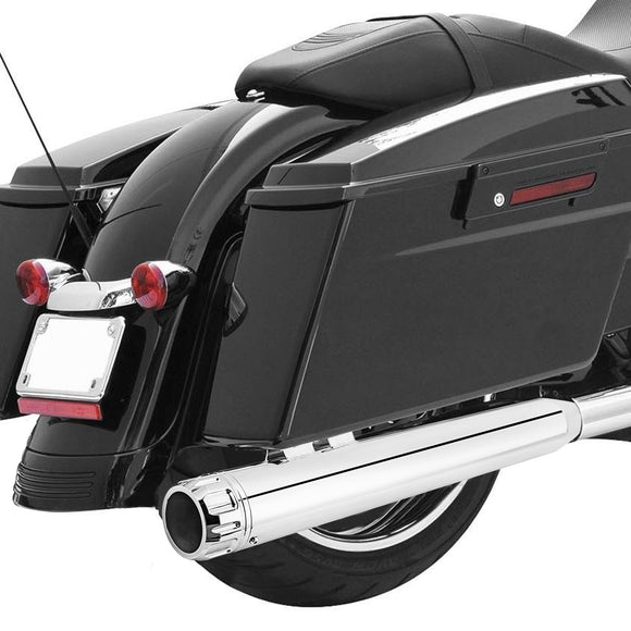 Chrome 3.5" Slip - On Mufflers Exhaust, Exhaust Pipes For 1995 - 2016 Harley Davidson Touring - Mofun - 90501037