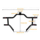 Gloss Black Front Highway Engine Guard Crash Bar for 2009 - 2024 Harley Touring without Lower Fairing - Mofun - 90201121